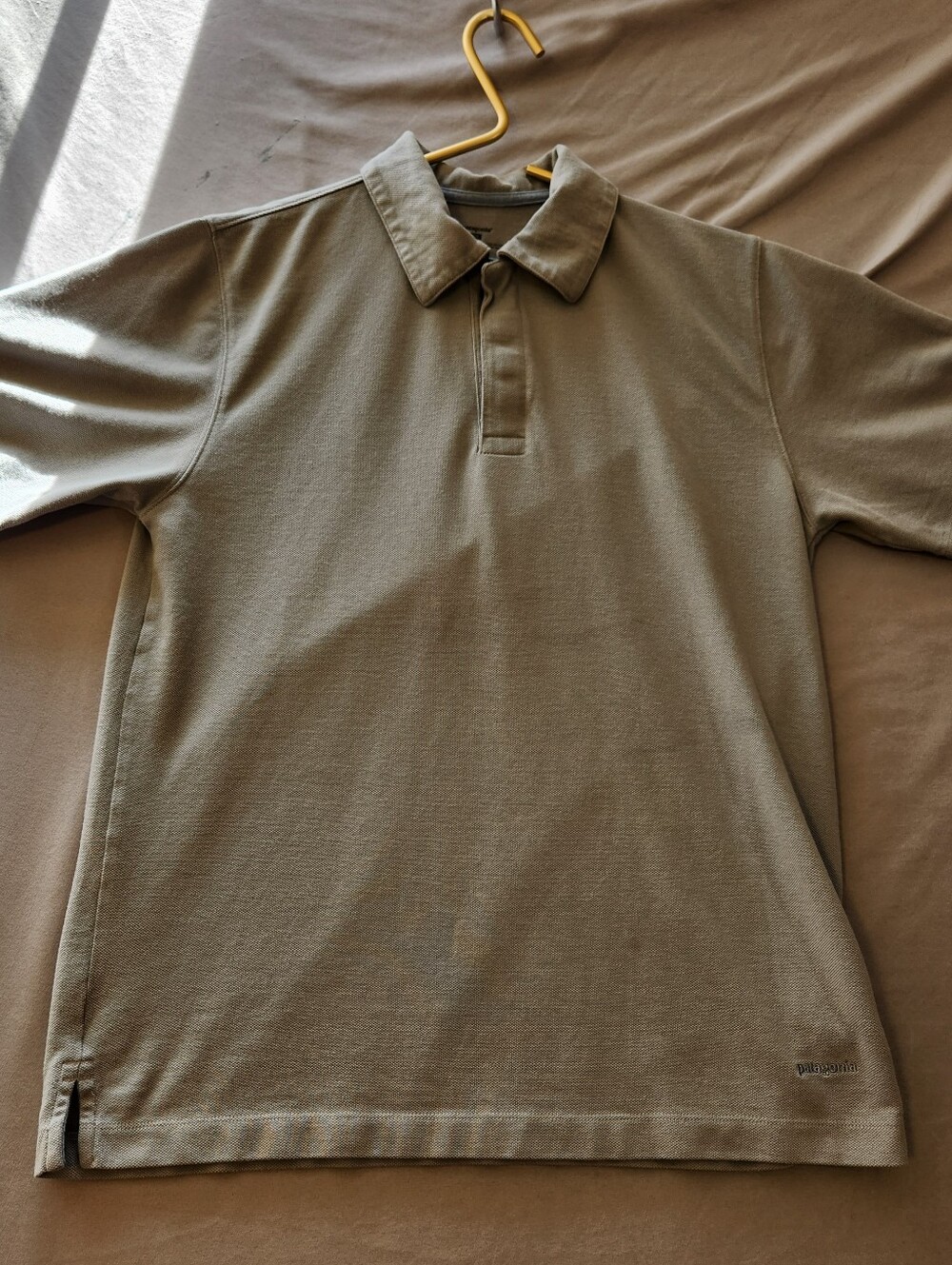Patagonia Grey Polo Shirt - Short Sleeve